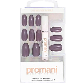 Promani Takma Tırnak Kiti - Mürdüm No: PR-5659 - Promani