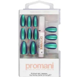 Promani Takma Tırnak Kiti - Neon Petrol No:PR-5657 - Promani