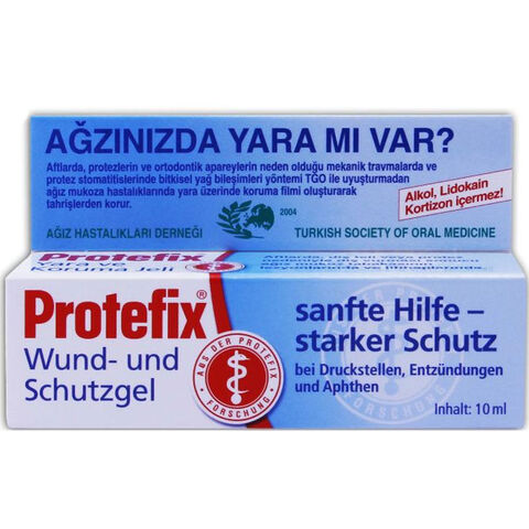 Protefix Wund-Und Schutzgel - Ağız içi Bakım Jeli 10ml Protefix Wund-Und Schutzgel - Ağız içi Bakım Jeli 10ml