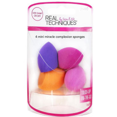 Real Techniques 4 Mini Miracle Complexion Sponges -4’lü Makyaj Süngeri Real Techniques 4 Mini Miracle Complexion Sponges -4’lü Makyaj Süngeri
