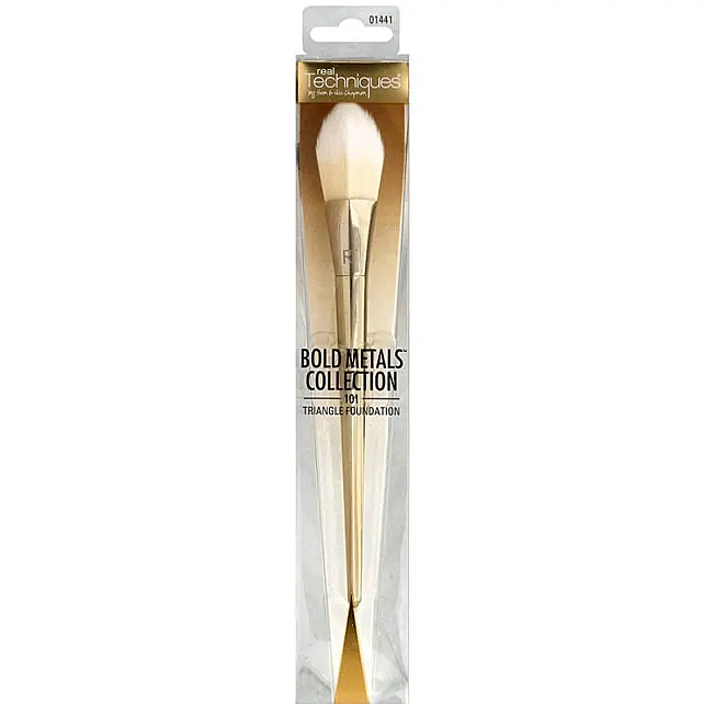 Real Techniques Bold Metals Foundation Brush 101 - Üçgen Fondöten Fırçası - 1