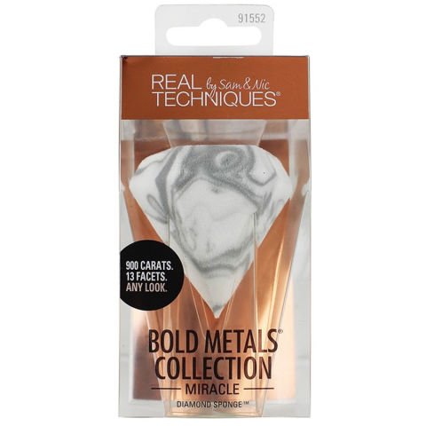 Real Techniques Bold Metals Miracle Diamond Sponge Makyaj Süngeri Real Techniques Bold Metals Miracle Diamond Sponge Makyaj Süngeri