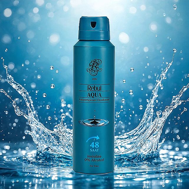 Rebul Aqua - Erkek Deodorant 150ml - 3