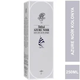 Rebul Azure Noir Kolonya - Cam Şişe 250ml - 2