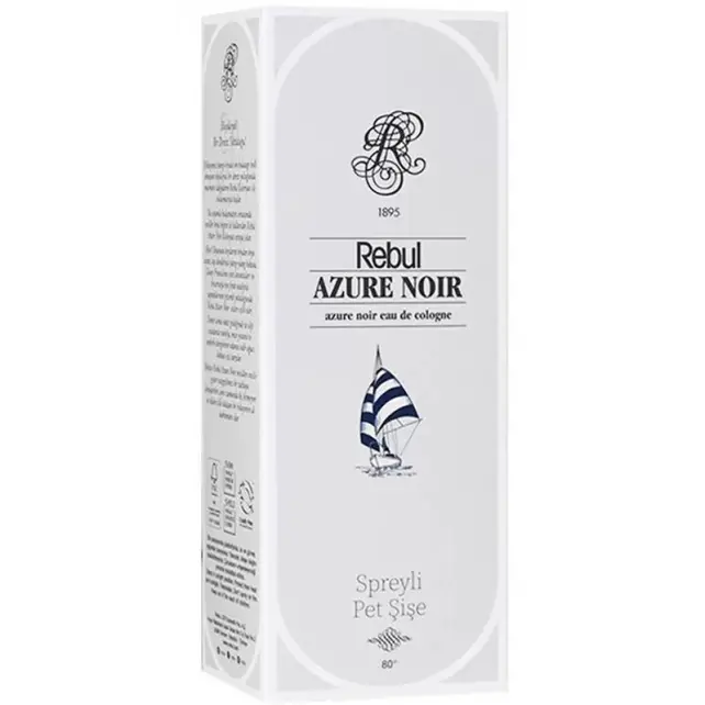 Rebul Azure Noir Kolonya - Pet Şişe 125ml - 1