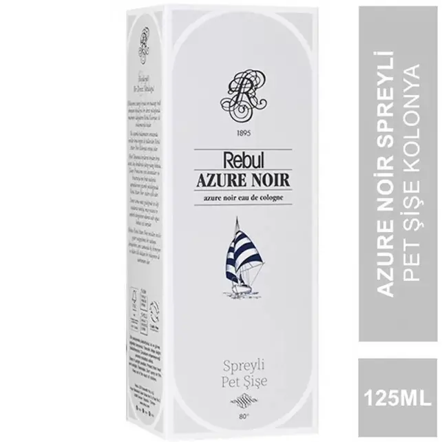 Rebul Azure Noir Kolonya - Pet Şişe 125ml - 2