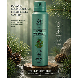 Rebul Dark Pine Forest - Erkek Deodorant 150ml - 4