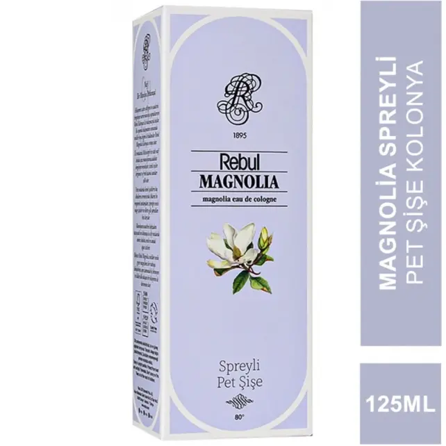 Rebul Magnolia Kolonya - Pet Şişe 125ml - 2