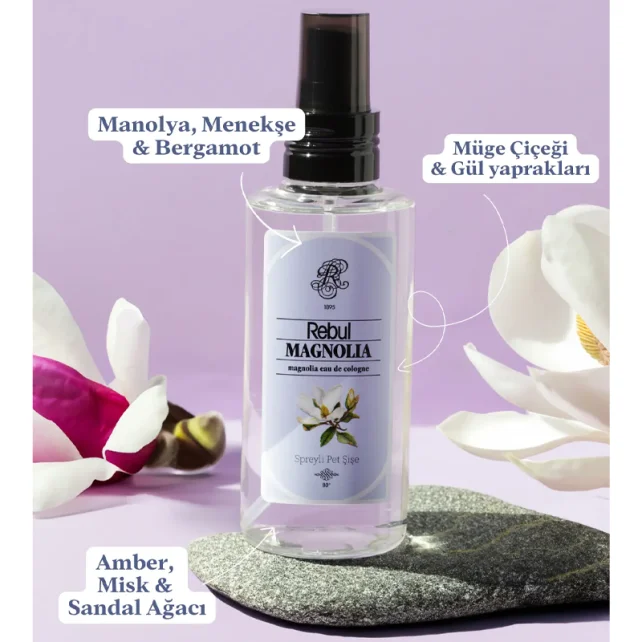 Rebul Magnolia Sprey Kolonya - Pet Şişe 50ml - 2