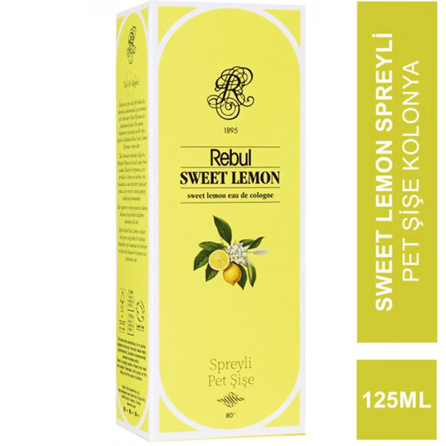 Rebul Sweet Lemon Kolonya - Pet Şişe 125ml - 2
