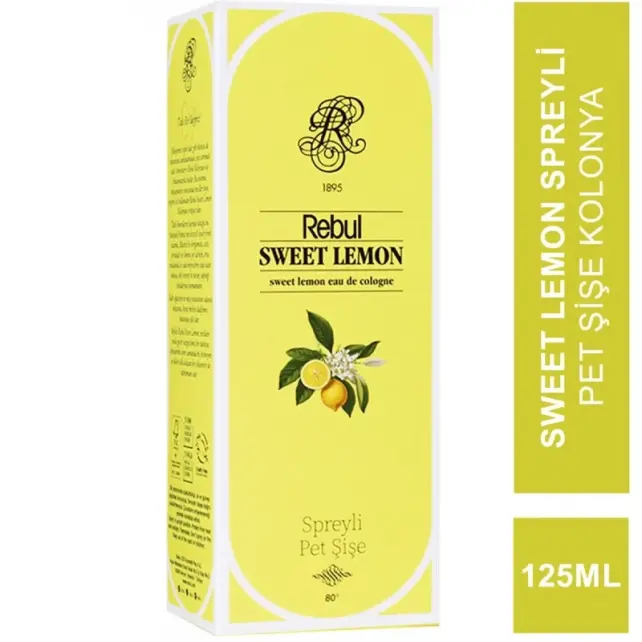 Rebul Sweet Lemon Kolonya - Pet Şişe 125ml - 2