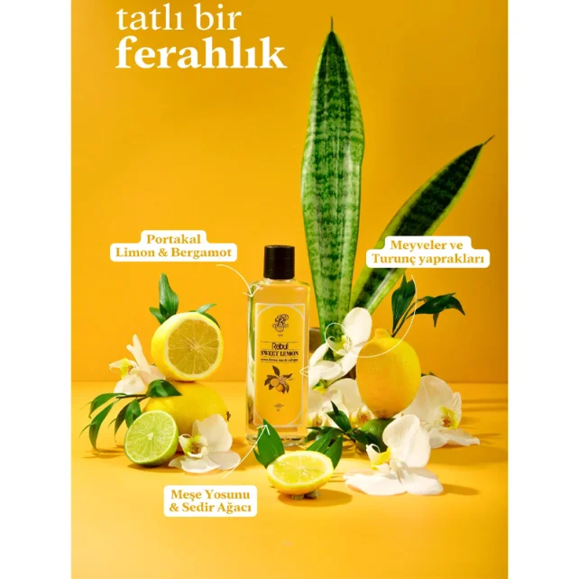 Rebul Sweet Lemon Kolonya - Pet Şişe 50ml - 2