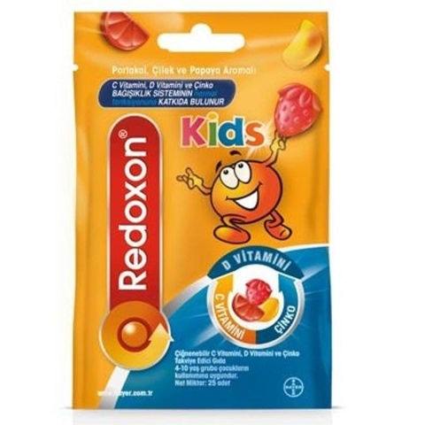 Redoxon Kids Çiğnenebilir Form 25 Adet Redoxon Kids Çiğnenebilir Form 25 Adet