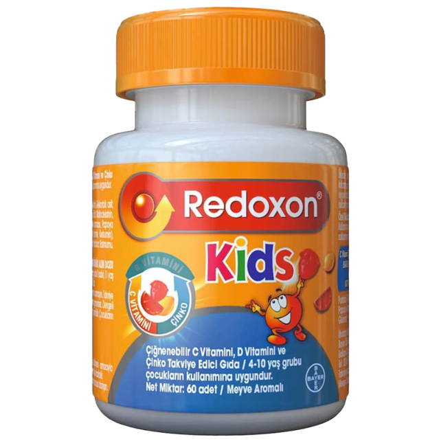Redoxon Kids - Çocuklar için Çiğnenebilir Takviye Edici Gıda 60 Tablet - 1