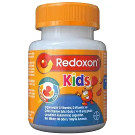 Redoxon Kids - Çocuklar için Çiğnenebilir Takviye Edici Gıda 60 Tablet - Redoxon
