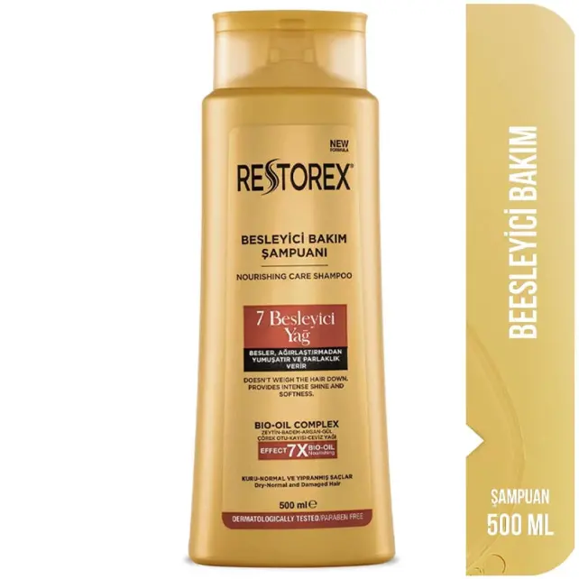 Restorex 7 Besleyici Yağ - Bakım Şampuanı 500ml - 2