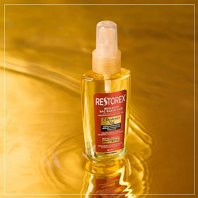 Restorex 7x Besleyici Saç Bakım Yağı 80ml - 2