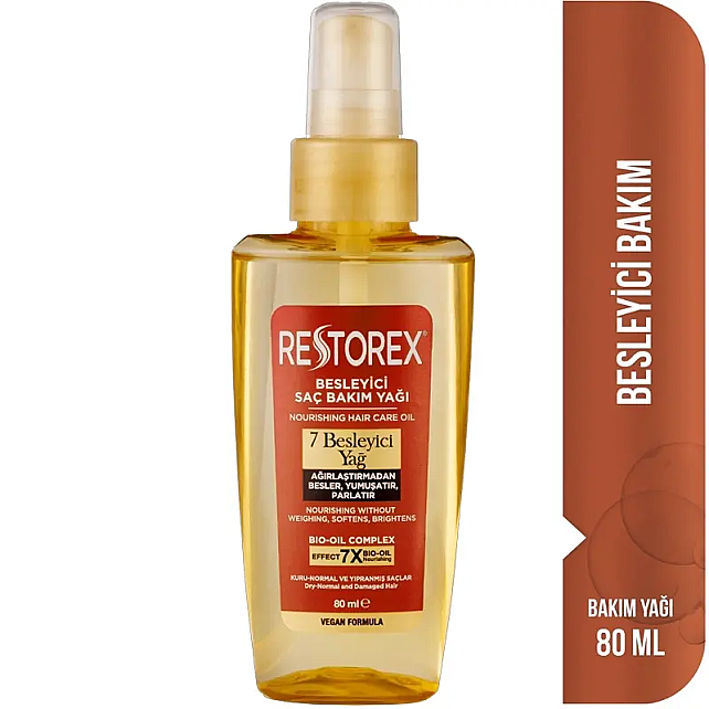 Restorex 7x Besleyici Saç Bakım Yağı 80ml - 3