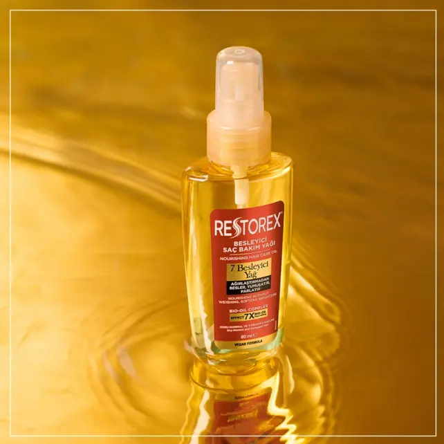 Restorex 7x Besleyici Saç Bakım Yağı 80ml - 2