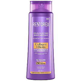 Restorex Collagen Biotin Dolgunlaştırıcı Etkili Saç Bakım Şampuanı 500ml - Restorex
