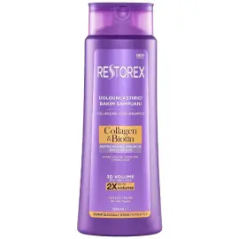 Restorex Collagen Biotin Dolgunlaştırıcı Etkili Saç Bakım Şampuanı 500ml - 1