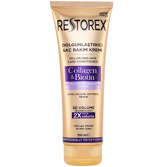 Restorex Collagen Biotin Dolgunlaştırıcı Etkili Saç Kremi 250ml - 1