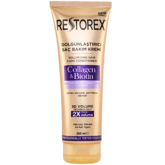 Restorex Collagen Biotin Dolgunlaştırıcı Etkili Saç Kremi 250ml - 1