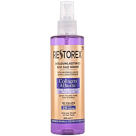 Restorex Collagen Biotin Dolgunlaştırıcı Etkili Sıvı Saç Kremi 200ml - Restorex