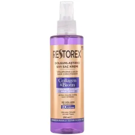 Restorex Collagen Biotin Dolgunlaştırıcı Etkili Sıvı Saç Kremi 200ml - 1