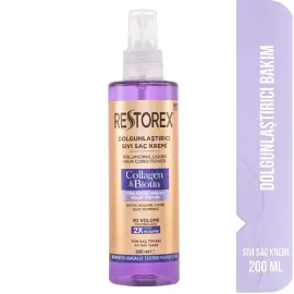 Restorex Collagen Biotin Dolgunlaştırıcı Etkili Sıvı Saç Kremi 200ml - 2