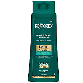 Restorex Keratin Argan Onarıcı Bakım Şampuanı 500ml - Restorex