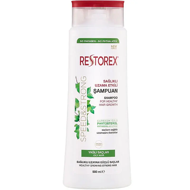 Restorex Sarmaşık Özlü Saç Bakım Şampuanı - Yağlı Saçlar 500ml - 1