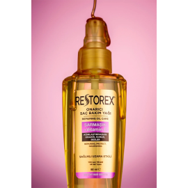 Restorex Speed Strong Onarıcı Saç Bakım Yağı 80ml - 3
