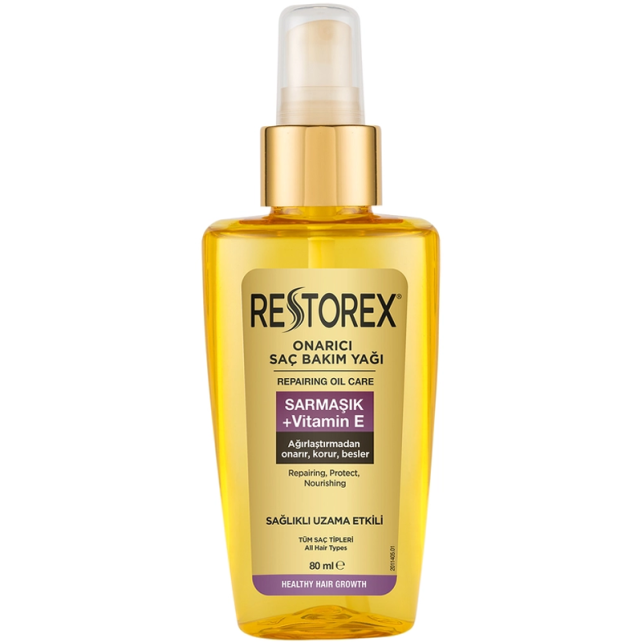 Restorex Speed Strong Onarıcı Saç Bakım Yağı 80ml - 1