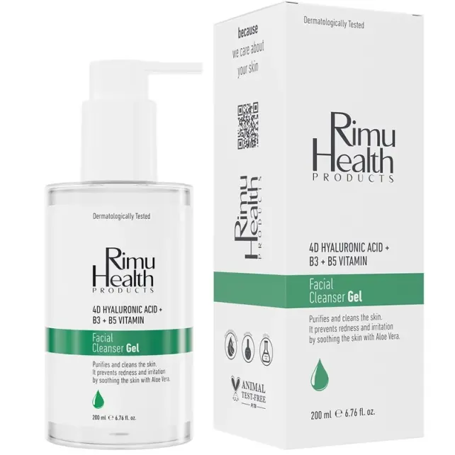 Rimu Health Products Facial Cleanser Gel - Yüz Temizleme Jeli 200ml - 2