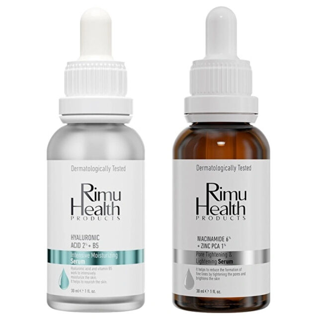 Rimu Health Products Kuru Ciltler için Akne Karşıtı Nemlendirici Etkili Cilt Bakım Seti - 1