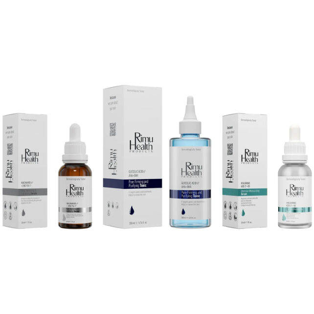Rimu Health Products Kuru Ciltler için Akne ve Siyah Nokta Karşıtı Bakım Seti - 2
