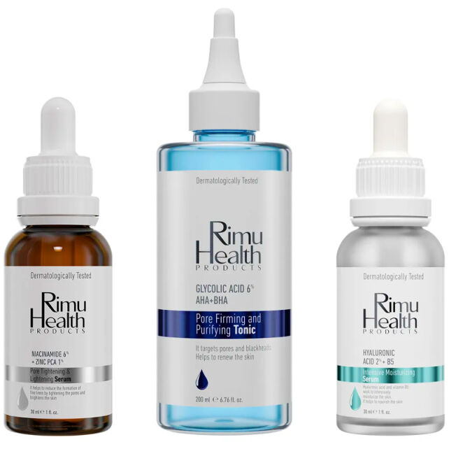 Rimu Health Products Kuru Ciltler için Akne ve Siyah Nokta Karşıtı Bakım Seti - 1