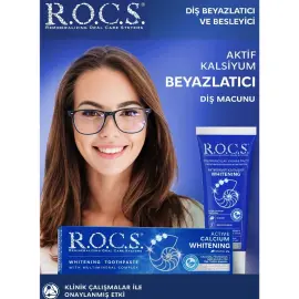 Rocs Aktif Kalsiyum Beyazlatıcı Diş Macunu 75ml - 2