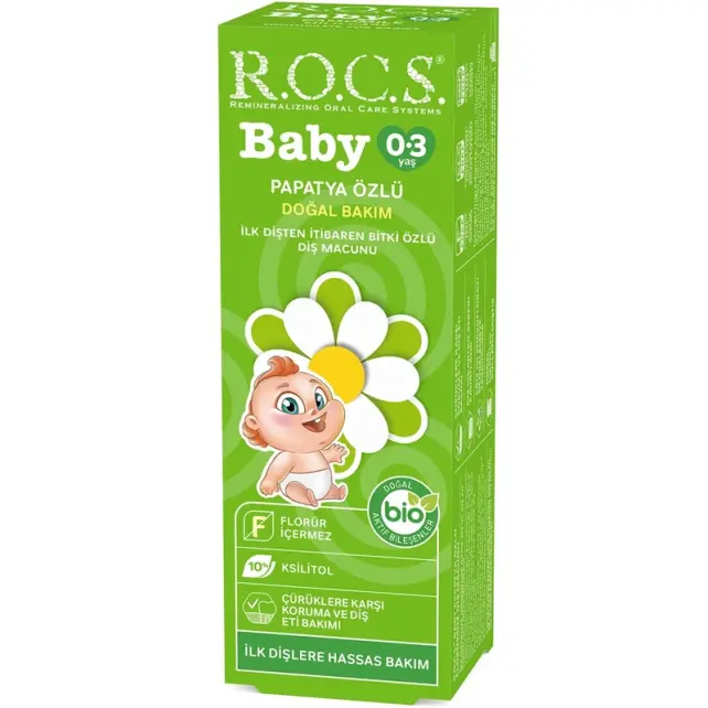Rocs Baby - Bebekler İçin Diş Macunu 0-3 Yaş 35ml - 1
