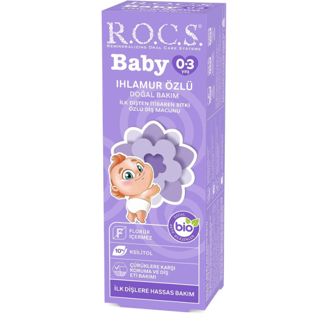 Rocs Baby Ihlamur Özlü Diş Macunu 35ml 0-3 Yaş - 1