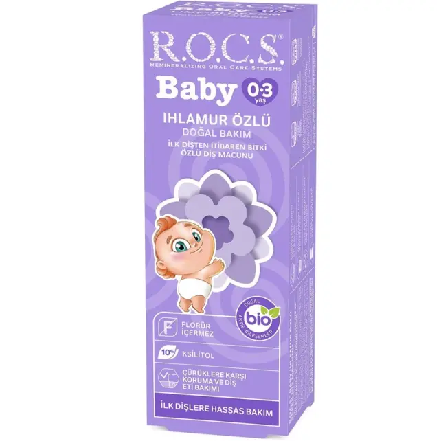 Rocs Baby Ihlamur Özlü Diş Macunu 35ml 0-3 Yaş - 1