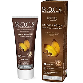 Rocs Kahve & Tütün Lekelerine Karşı Diş Macunu 60ml - Rocs