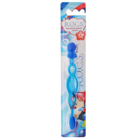 Rocs Kids Çocuklar için Diş Fırçası 3-7 Yaş Mavi Rocs Kids Çocuklar için Diş Fırçası 3-7 Yaş Mavi