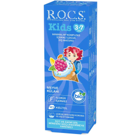Rocs Kids Diş Macunu Meyve Külahlı 3-7 Yaş 35ml - Rocs