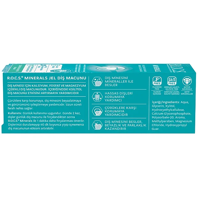 Rocs Minerals Jel Diş Macunu 45g - 3