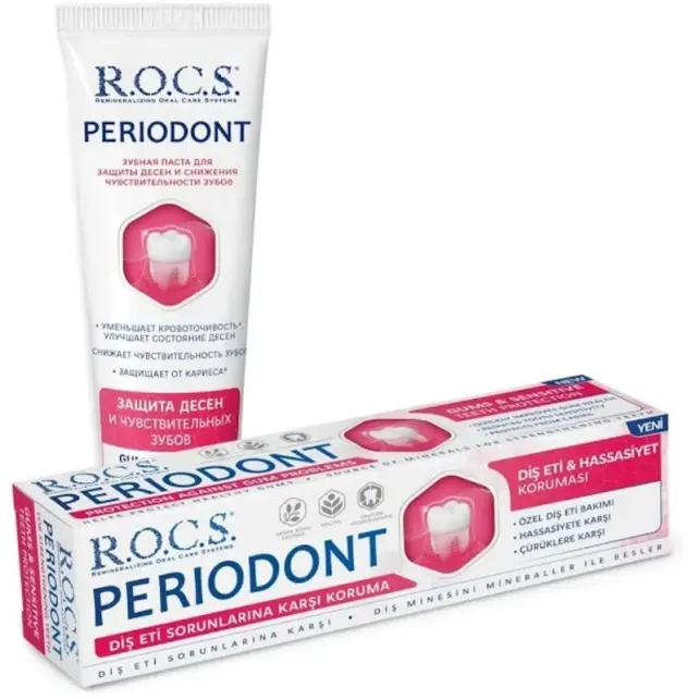 Rocs Periodont Diş Eti Sorunlarına Karşı Diş Macunu 75ml - 1