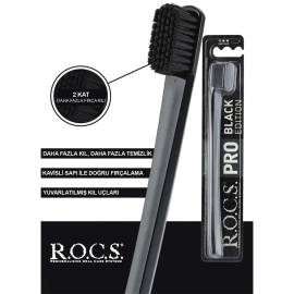 Rocs Pro 5940 Black Edition Soft - Diş Fırçası Siyah - 2