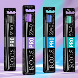 Rocs Pro 5940 Black Edition Soft - Diş Fırçası Siyah - 6