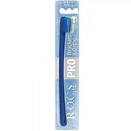 Rocs Pro Brackets Ortho Soft Diş Fırçası - Mavi - Rocs